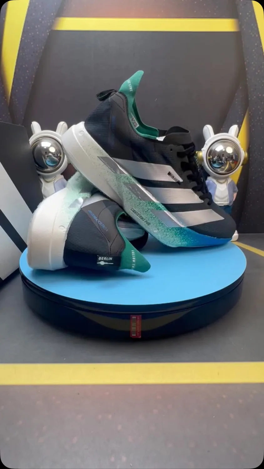 Adidas Adizero preto e verde
