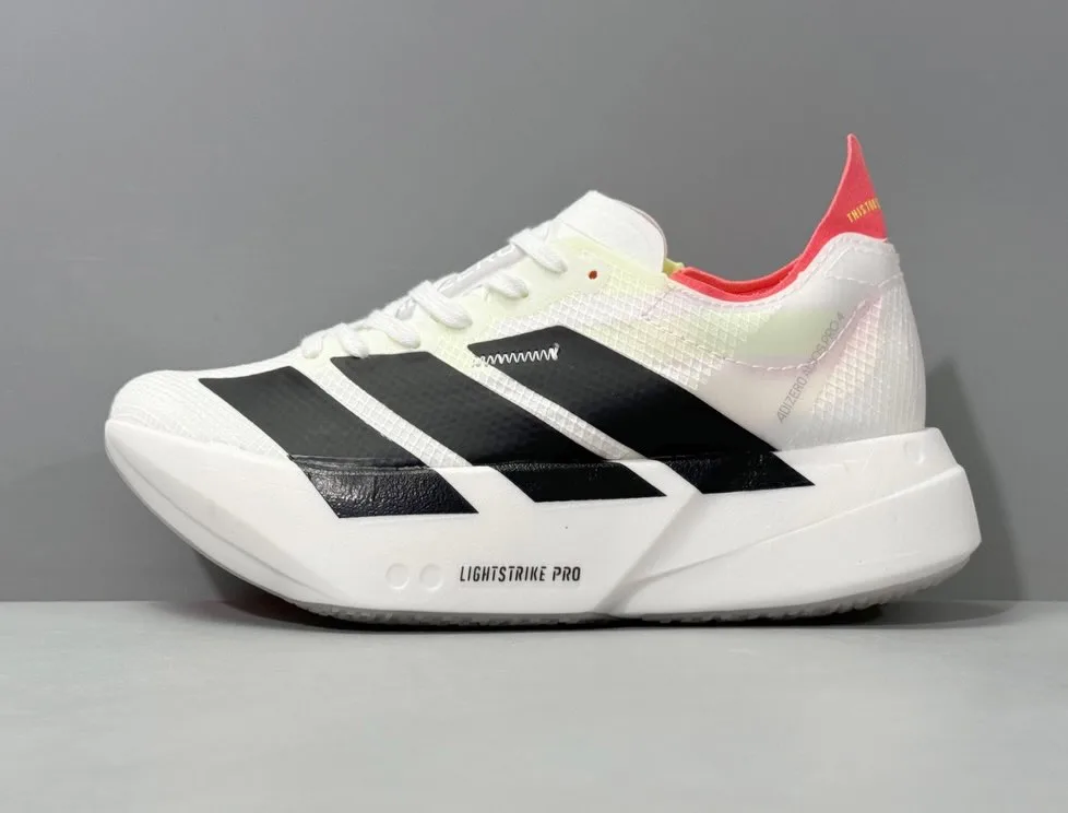 Adidas Adizero Adios 4 branco e coral